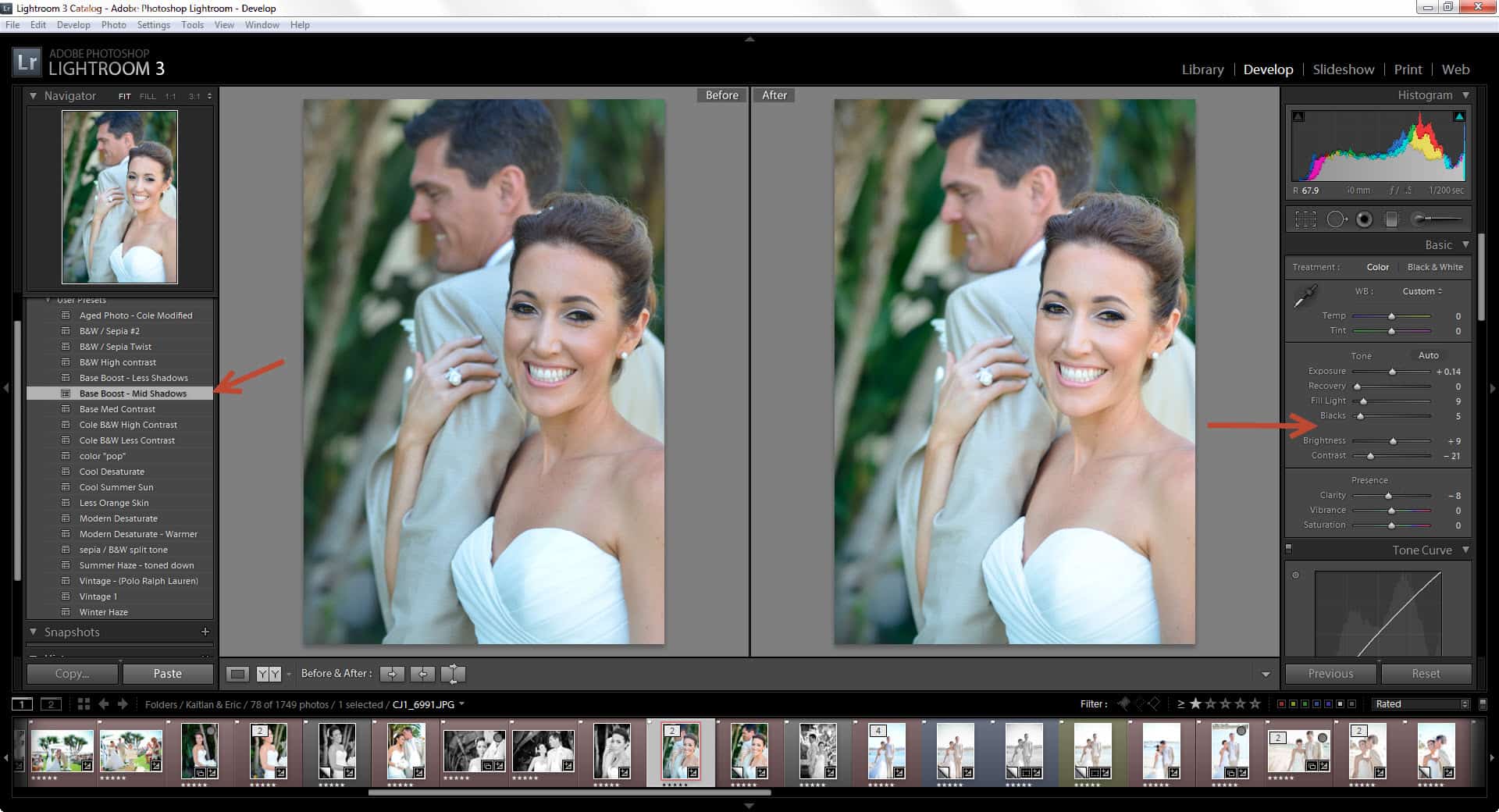 Presets in Adobe Lightroom to Automate Workflow & “Pop” to Images!
