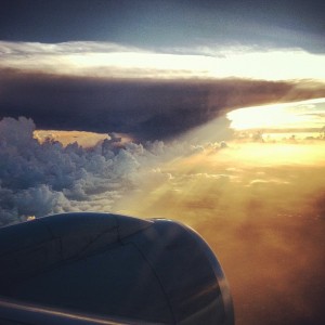 Miami Airplane Sunset Instagram