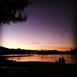 San Diego Lake Murray Sunset Instagram