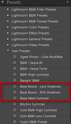 Adobe Photoshop Lightroom Presets for Batch Editing