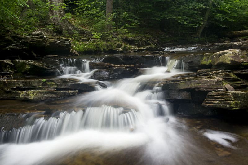 Slow Shutter Waterfall Landscape Photography Coles Classroom