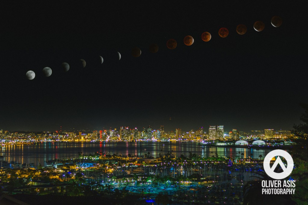 Blood Moon Over San Diego