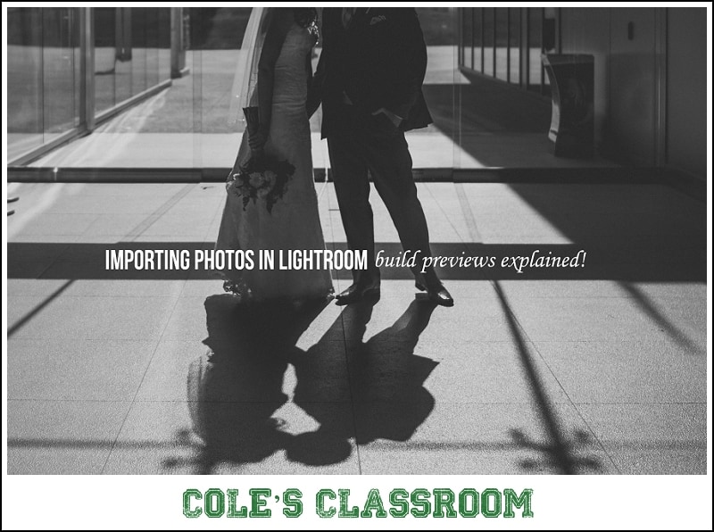 Importing Photos in Lightroom – Build Previews Explained!