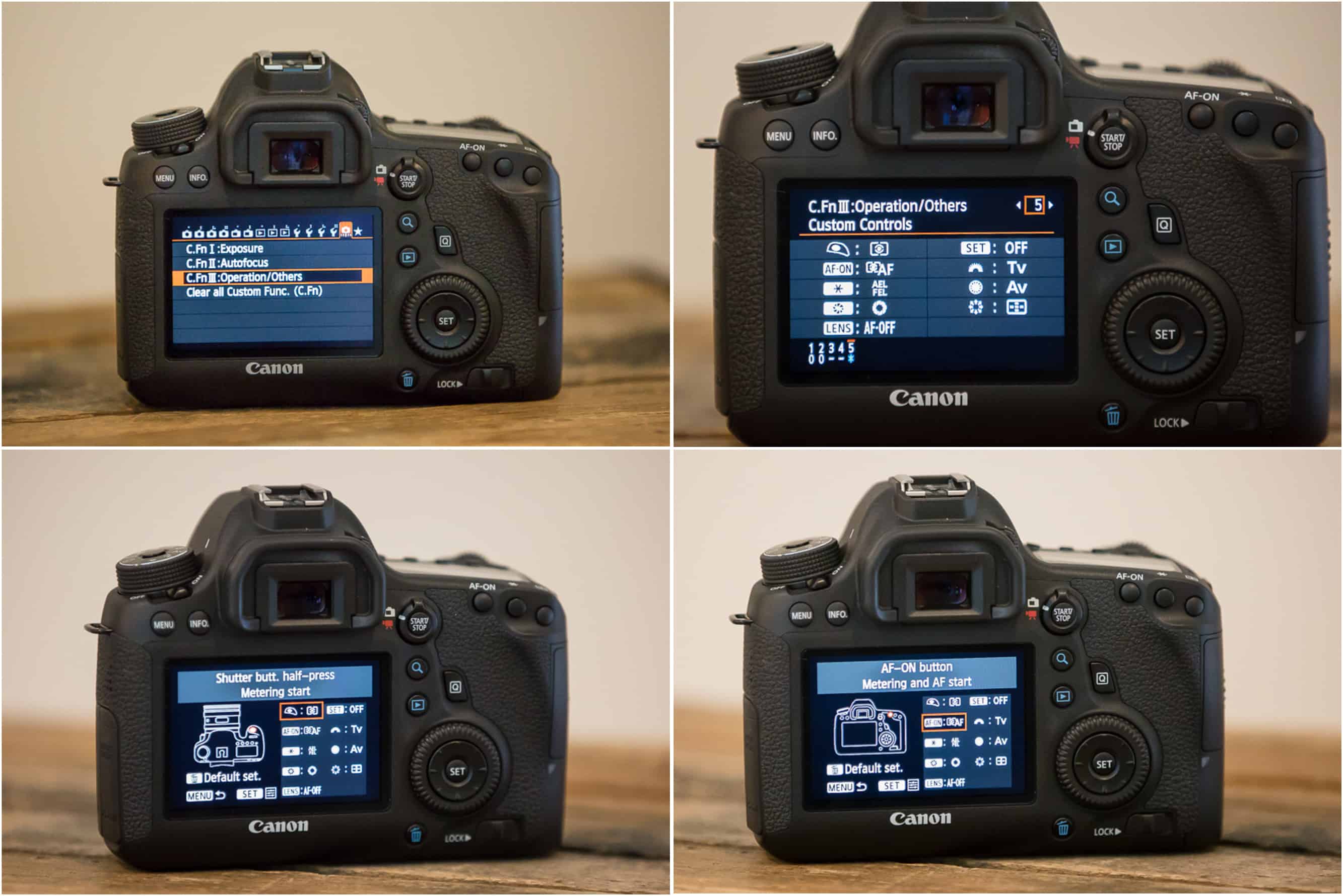 How to Set Back Button Focus Canon