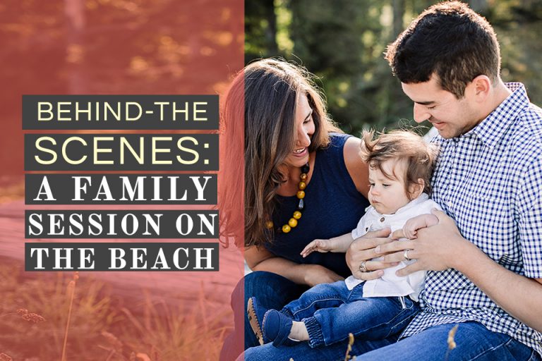 Behind the Scenes: Family Portrait Session on the Beach