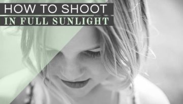 direct sunlight photography tips