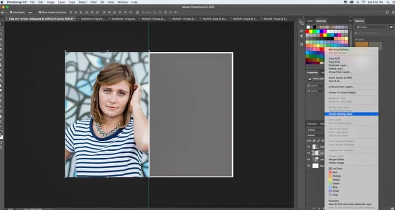 create a clipping mask