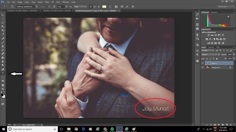 how to make a logo in photoshop