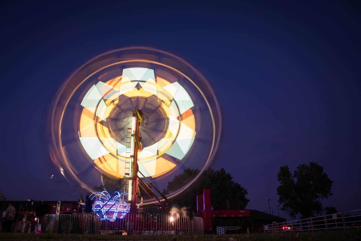 how to photograph carnival rides