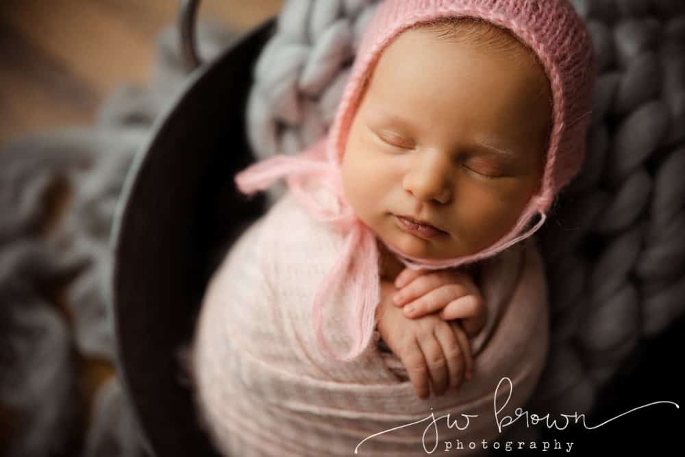 newborn photography props - putting layers together
