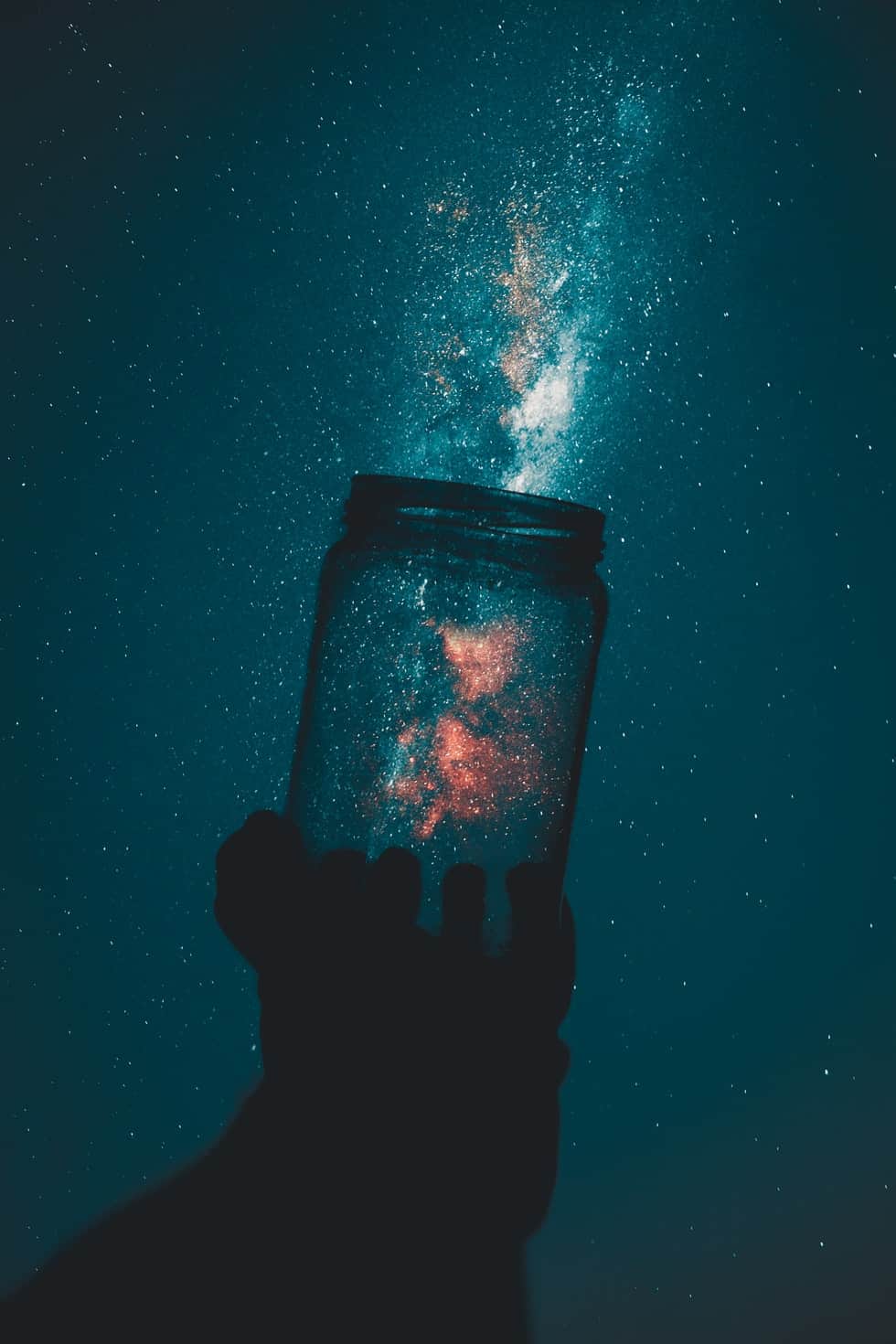 galaxy in a jar