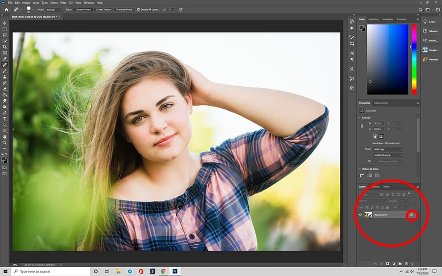Add a border to your picture using Photoshop