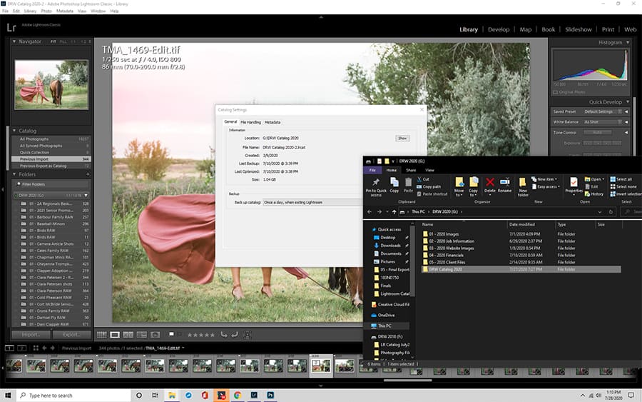 How to Move Lightroom Catalog to External Hard Drive